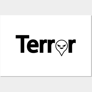 Terror being terrifying artistic design Posters and Art